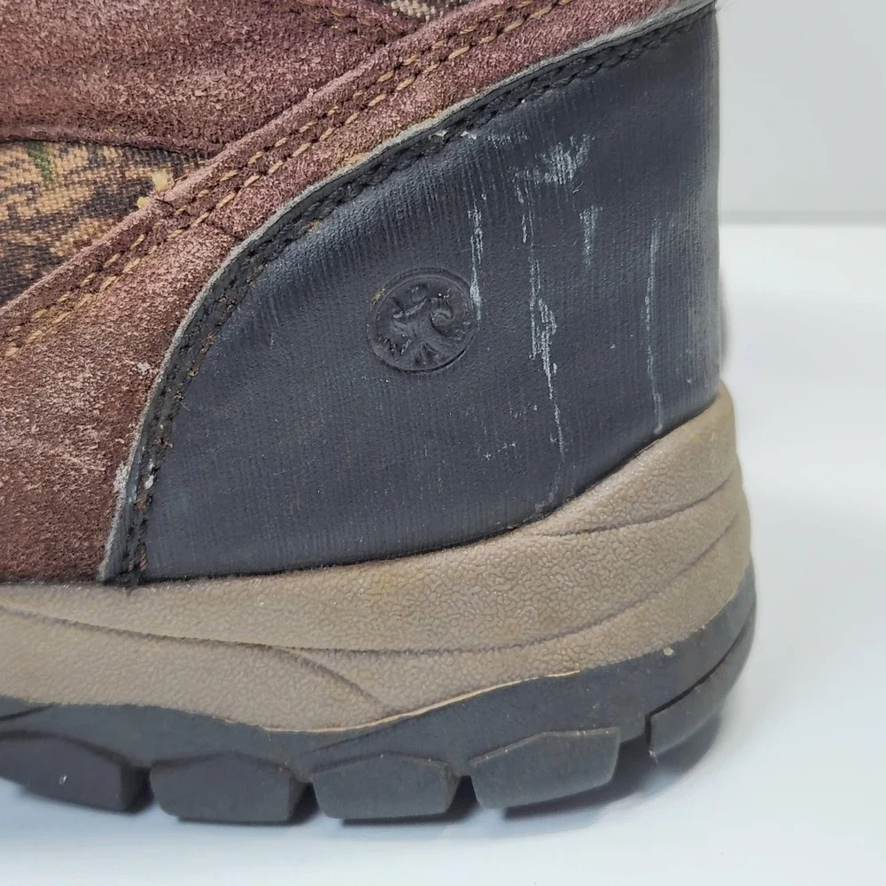 Northside Boots Mens Size 7 Brown Camo Suede Waterproof Thinsulate Hiking Snow